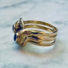 Load image into Gallery viewer, French Double Snake Ring
