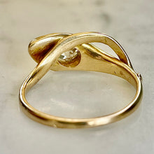 Load image into Gallery viewer, French Diamond Snake Ring
