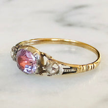 Load image into Gallery viewer, Pink Topaz and Diamond Ring
