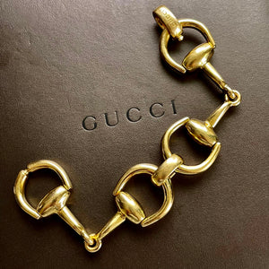 ON HOLD Vintage Gucci Horse Bit Bracelet