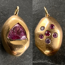 Load image into Gallery viewer, 20k Gold Sapphire Pendant 10
