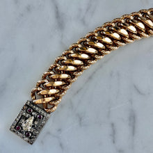 Load image into Gallery viewer, ON HOLD Bespoke Diamond &amp; Ruby Chain Bracelet
