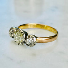 Load image into Gallery viewer, Bespoke Rose Cut Diamond Trilogy Ring
