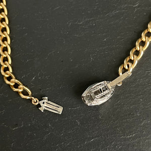 Bespoke Art Deco Diamond Curb Necklace