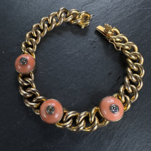 Load image into Gallery viewer, Coral Curb Link Bracelet

