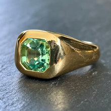 Load image into Gallery viewer, Mint Green Colombian Emerald Ring
