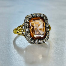 Load image into Gallery viewer, Imperial Topaz and Diamond Ring
