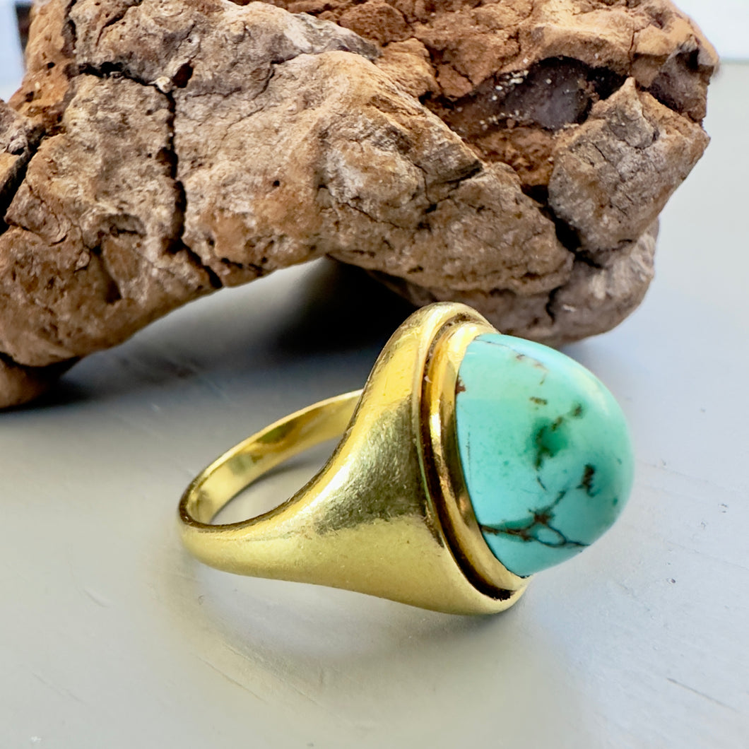 Turquoise Signet Ring