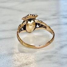 Load image into Gallery viewer, Georgian Stuart Crystal Crowned Heart Ring

