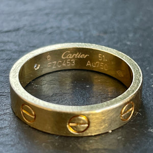 RESERVED - Cartier Diamond Love Ring