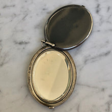 Load image into Gallery viewer, Large Niello Mirror/Locket Pendant
