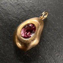 Load image into Gallery viewer, 20k Gold Padparadscha Sapphire Pendant 13
