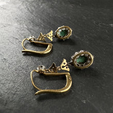 Load image into Gallery viewer, Turquoise And Diamond Earrings
